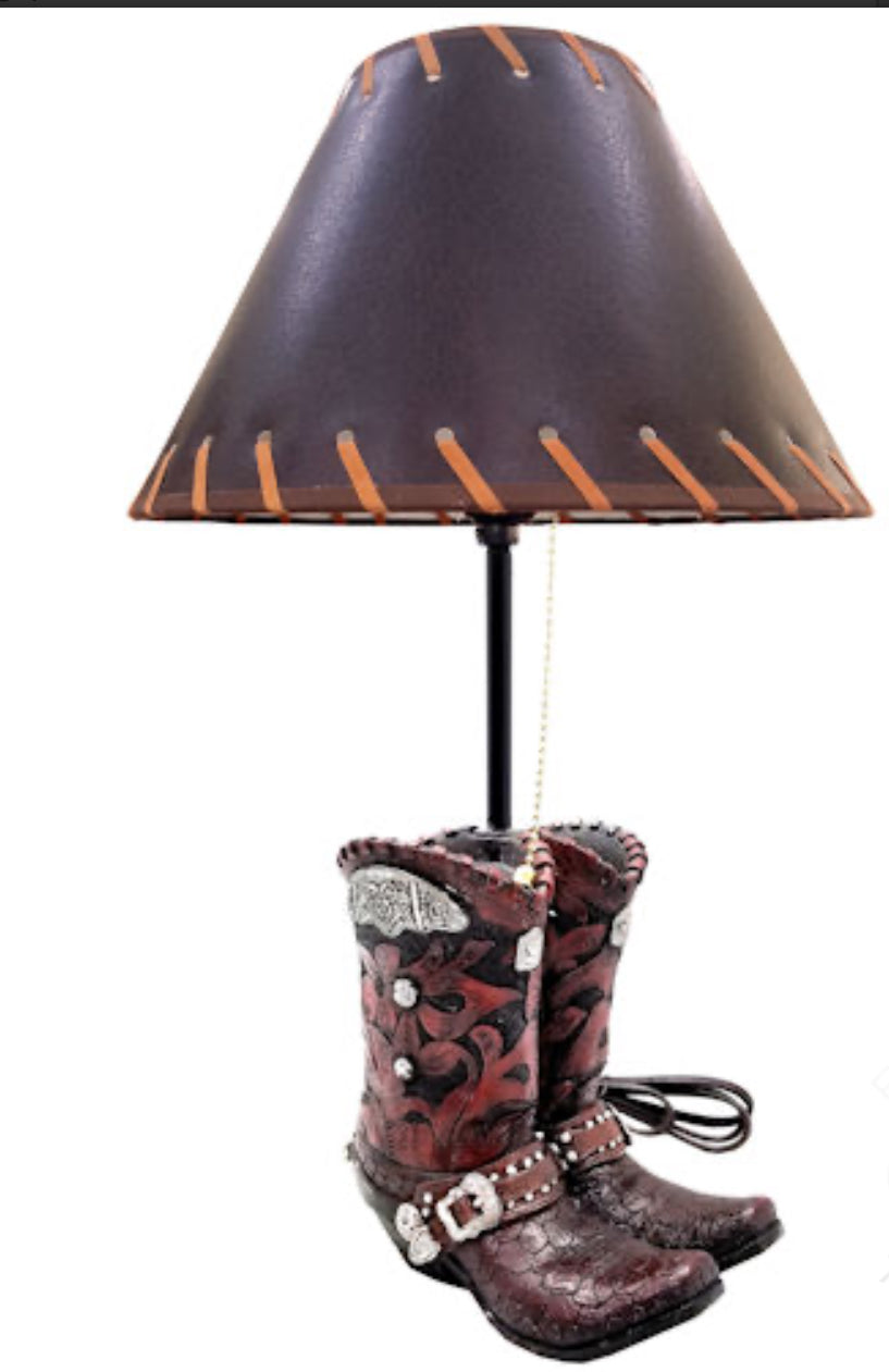 RA54094 Silver Detail Boot Lamp