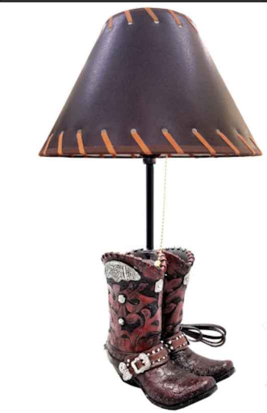 RA54094 Silver Detail Boot Lamp
