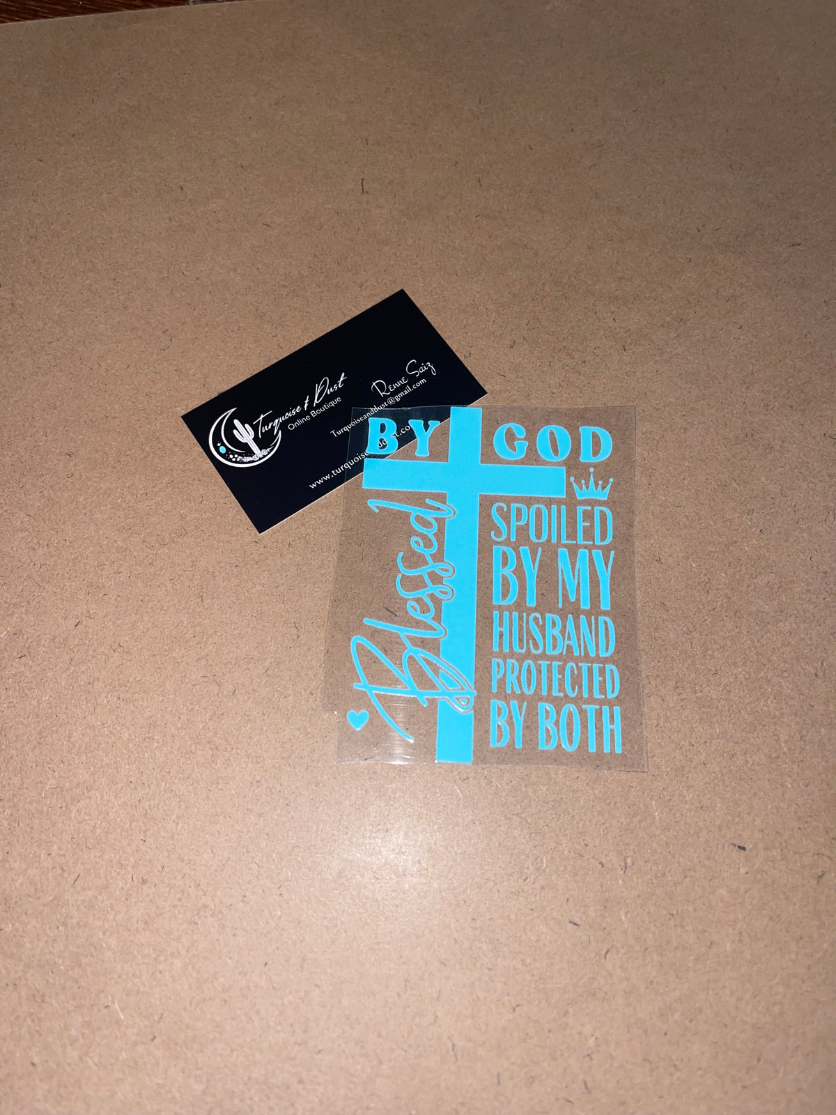 UV Perma Sticker — “Blessed”