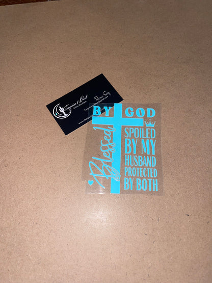 UV Perma Sticker — “Blessed”