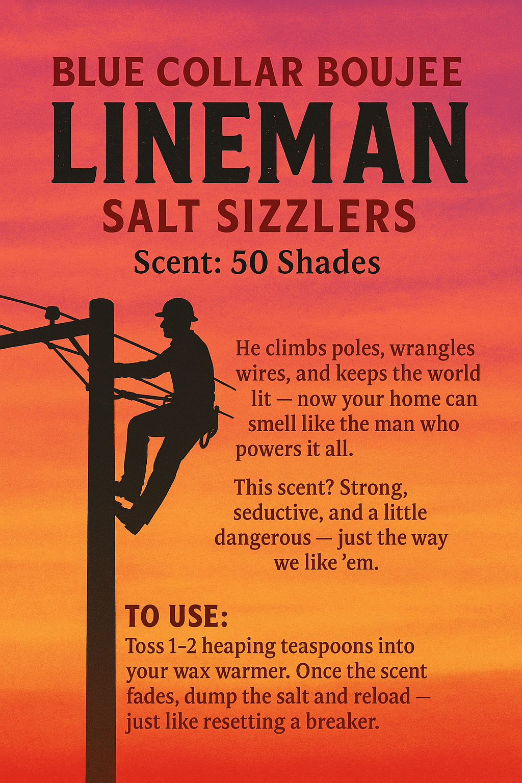 Salt Sizzlers –  8oz Jar