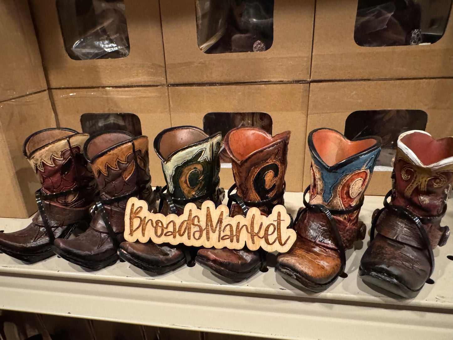 RA7415 Set of 6 Boot Vases