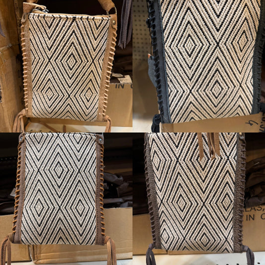Aztec Diamond Crossbody Purse