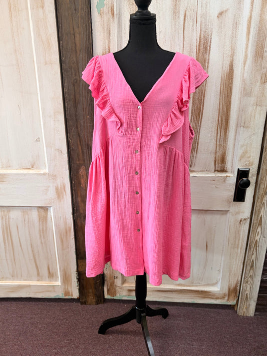 Pink Peony Dress