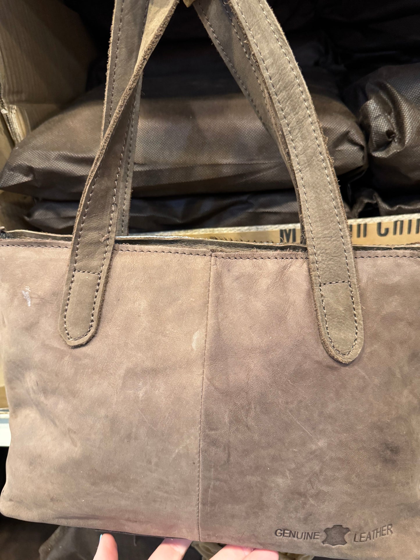 BA2842 Cactus Tooled Leather Cowhide Purse