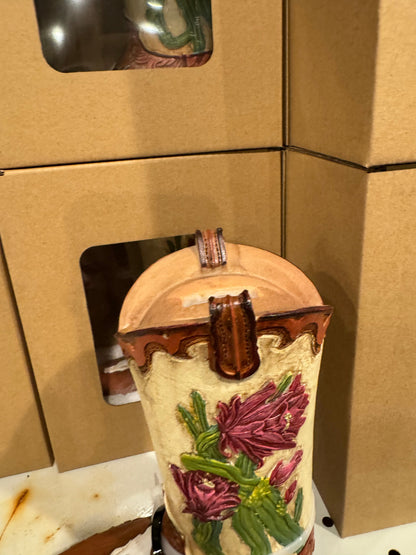 Lily Floral Boot Vase