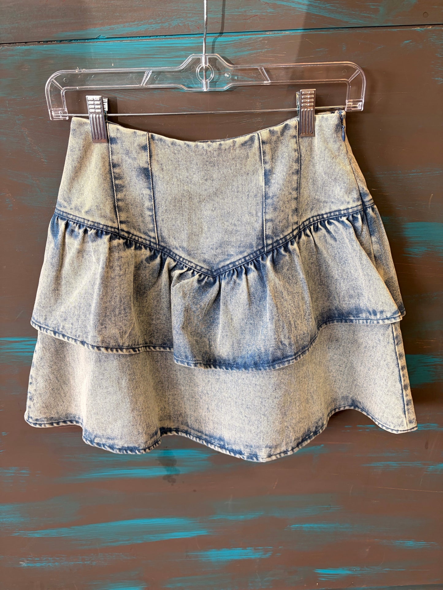 Denim Daisy Skirt