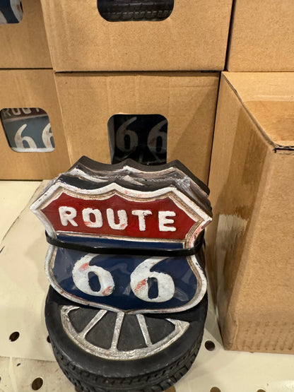 Route 66 Coaster Set & Holder