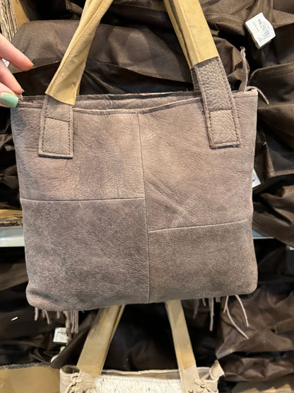 Fringe Studded Handbag Purse BA2069