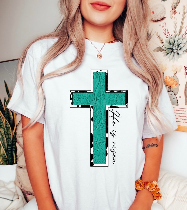 Tooled Cross Graphic