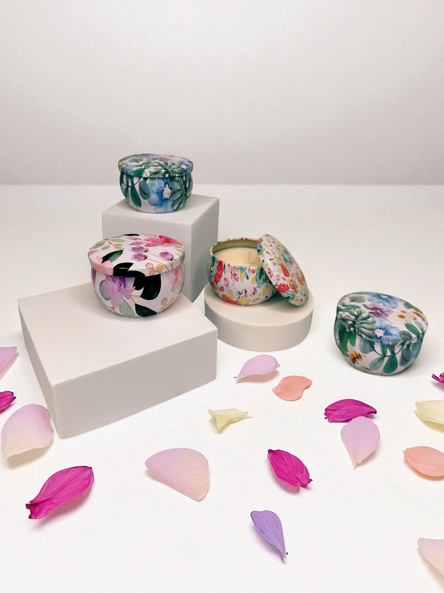 Tin Bath Candles - 4 options!