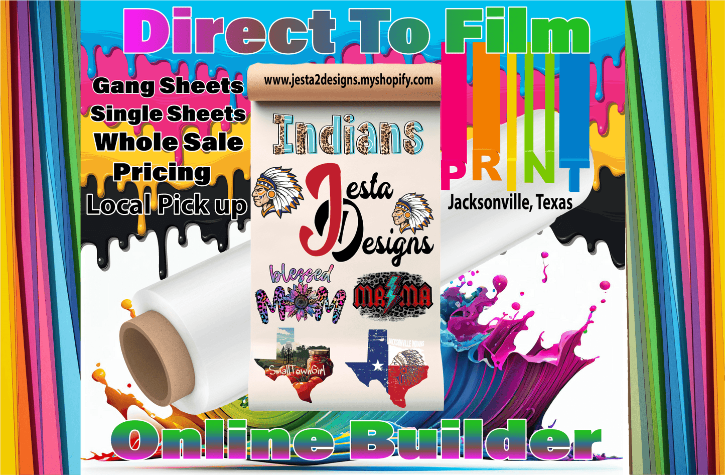 Blue Collar Direct to Film Online Builder