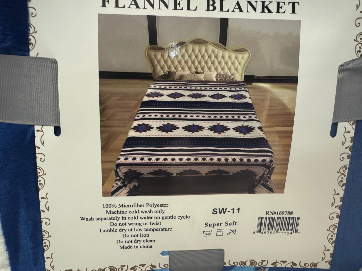 Twin Super Plush Aztec Blankets