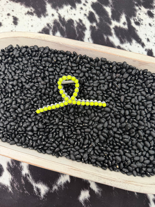Neon Claw Clip