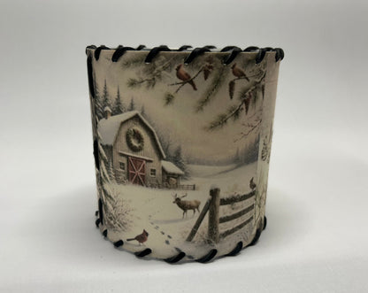 Winter Visitors Lampshade