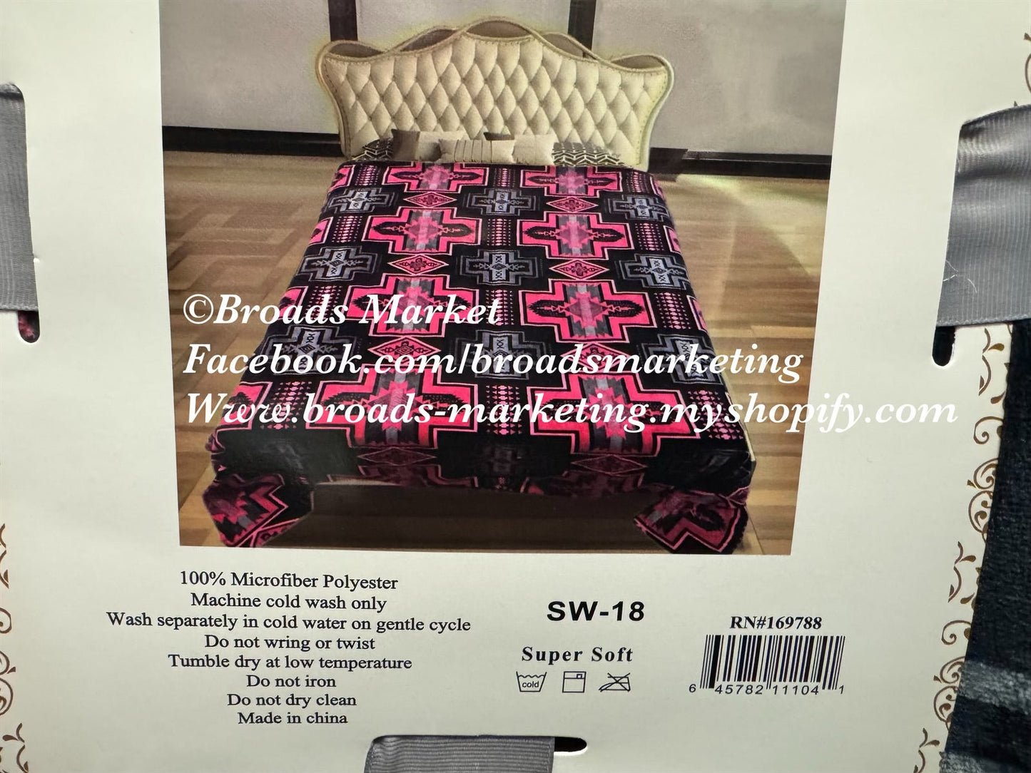 Samaritan Red Crosses Super Plush Blanket