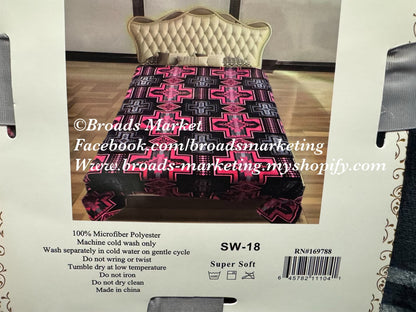 Samaritan Red Crosses Super Plush Blanket