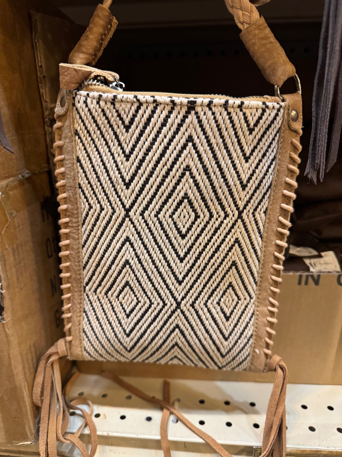 Aztec Diamond Crossbody Purse
