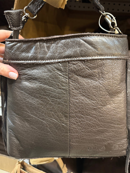 Aztec Line Fringe Crossbody Purse