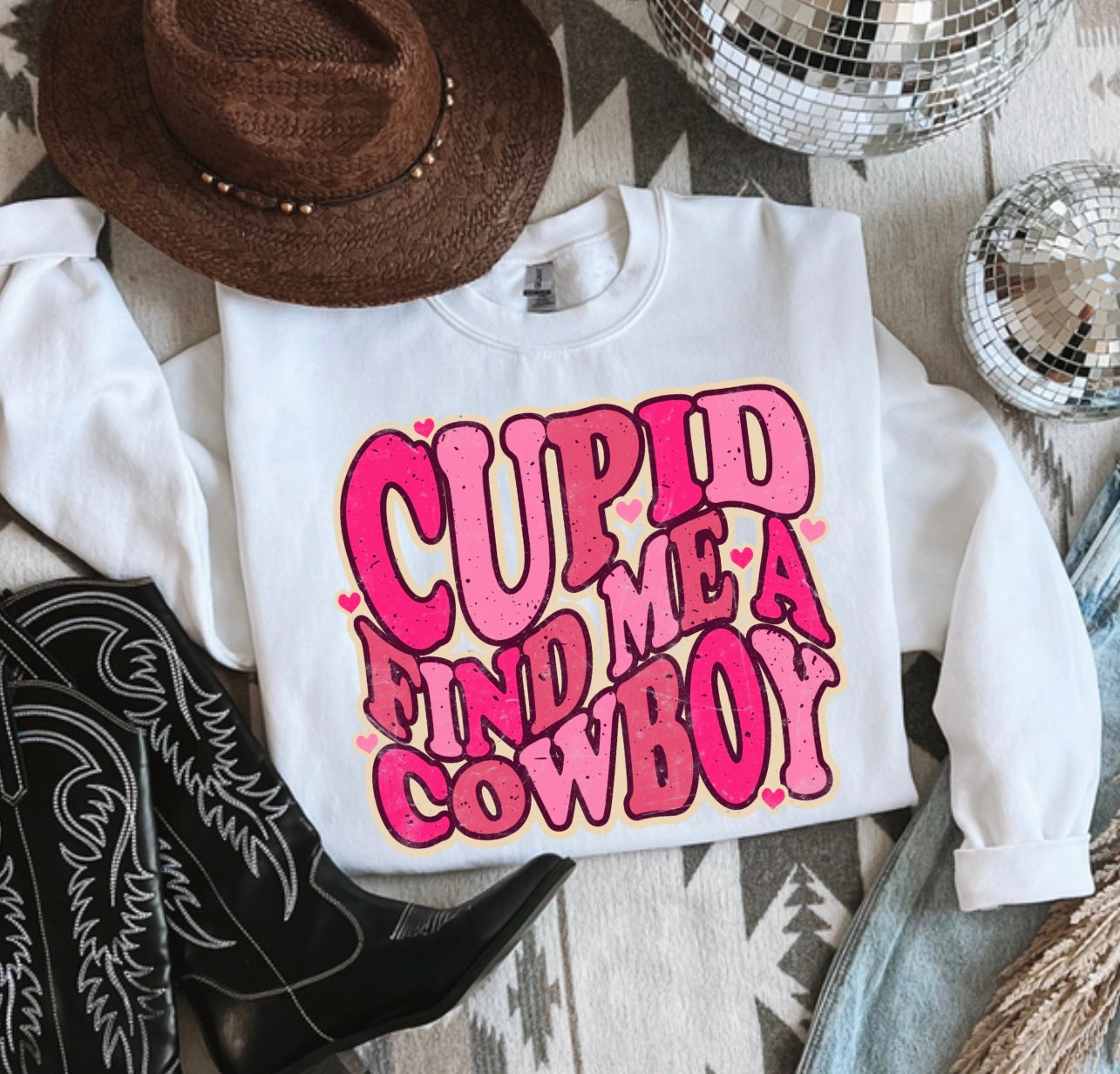Cupid & Cowboys Graphic