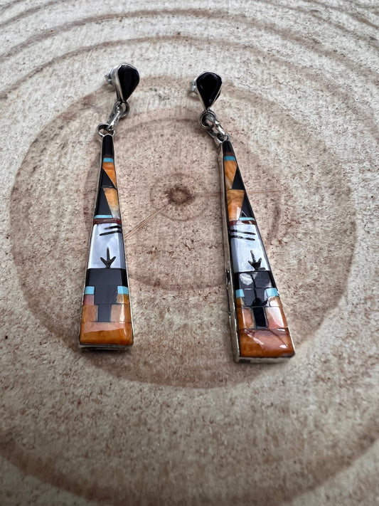 Jason Bobelu Multi-Stone & Sterling Silver Earrings