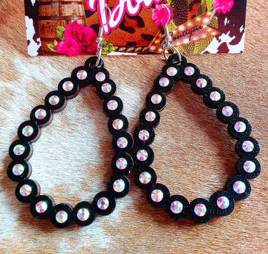 Perla Earrings (Black)