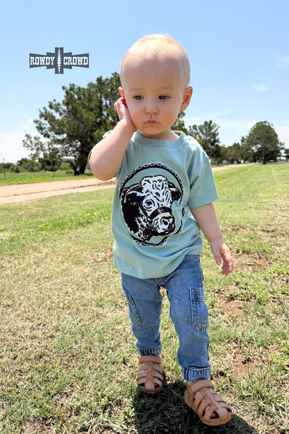 KIDS Happy Hereford Tee- BLUE