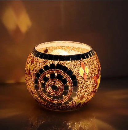 Mosaic Tea Light/Incense Decor