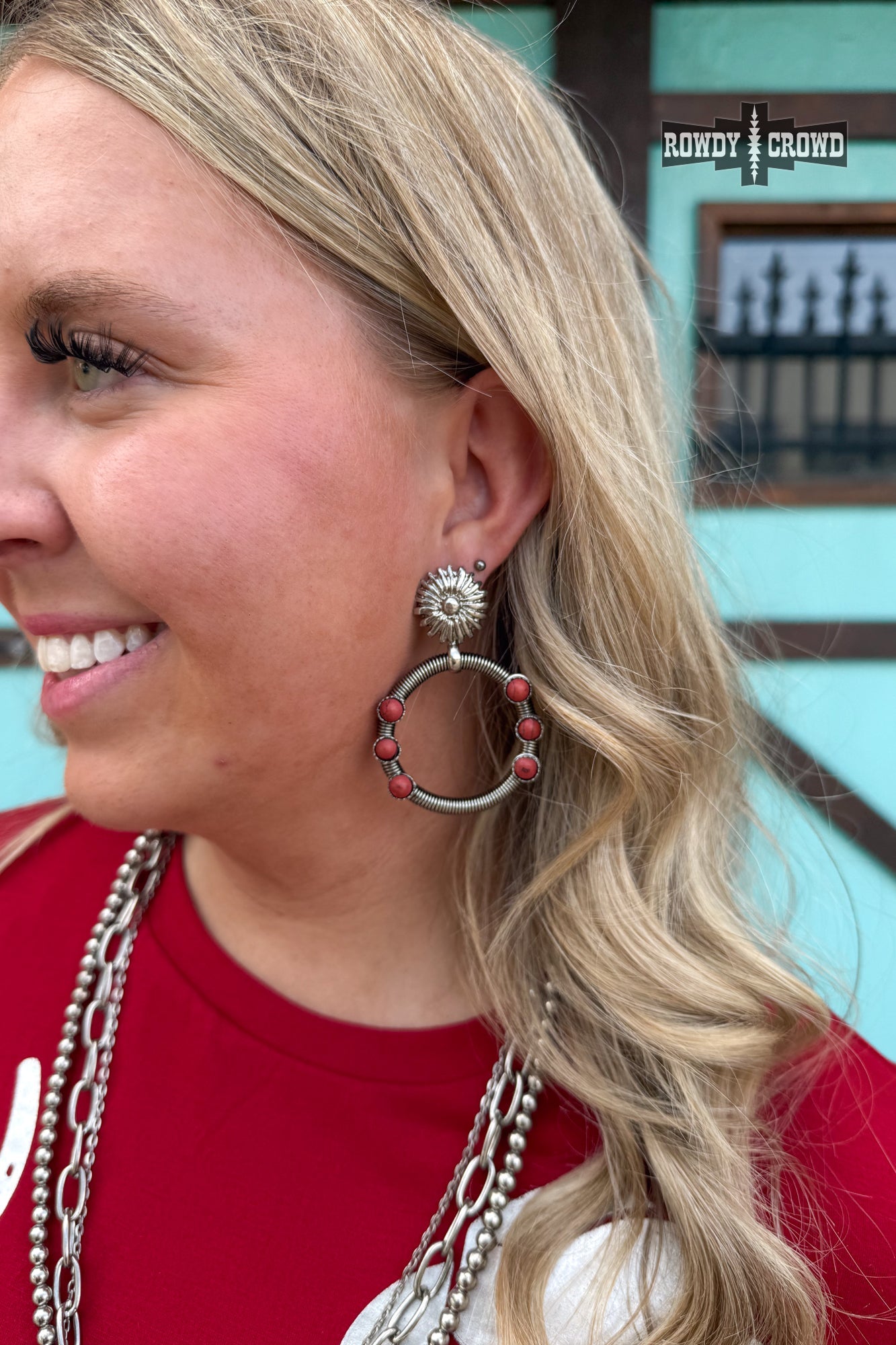 Red Hondo Earrings