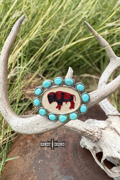 Blazing Buffalo Scarf Slide