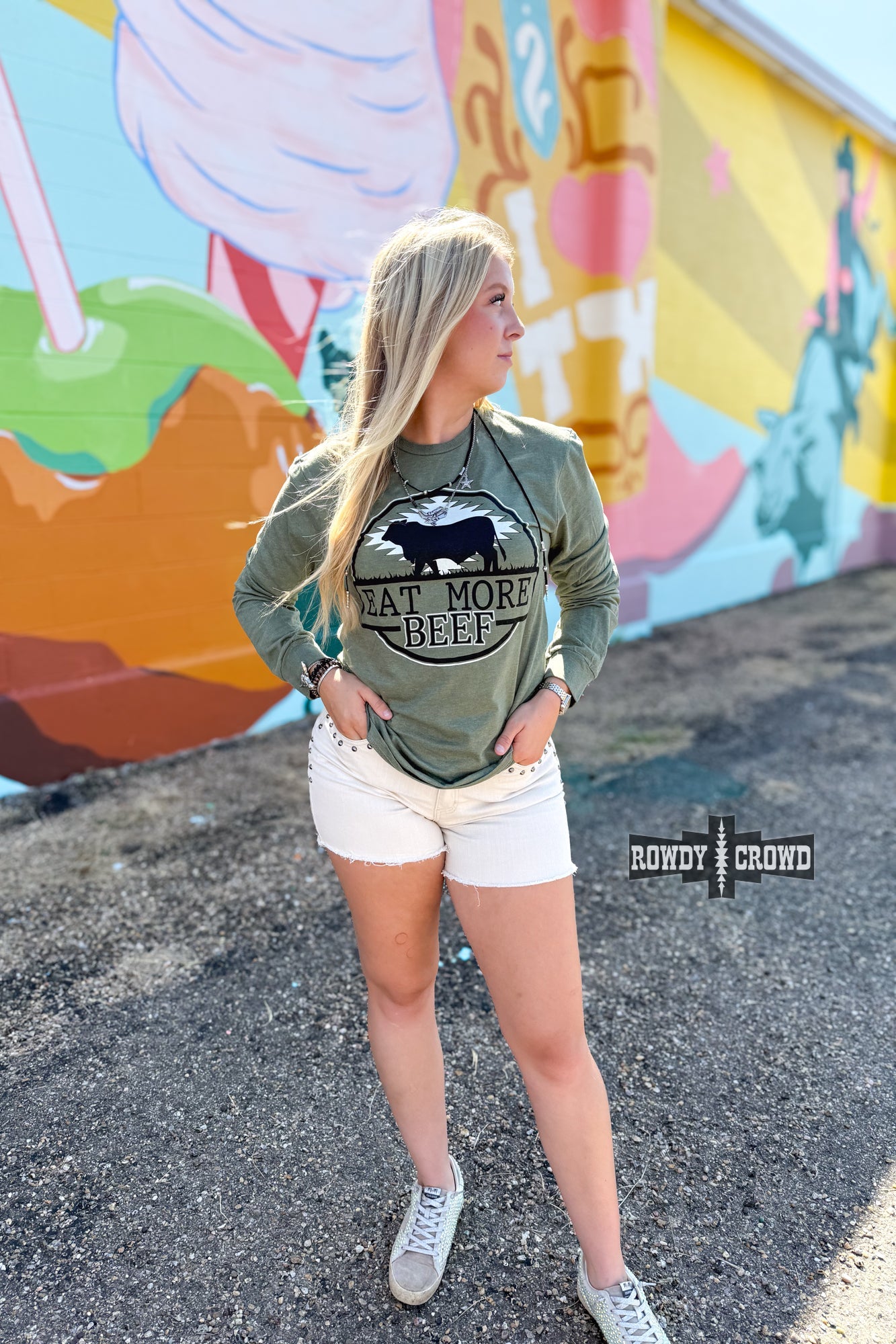 Eat More Beef Long Sleeve Tee