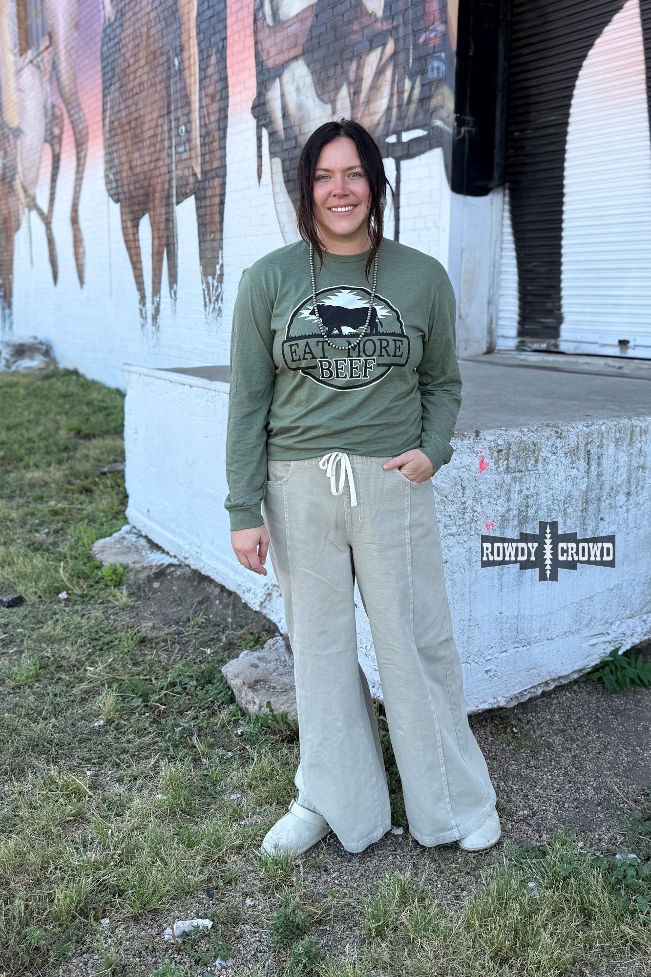 Eat More Beef Long Sleeve Tee