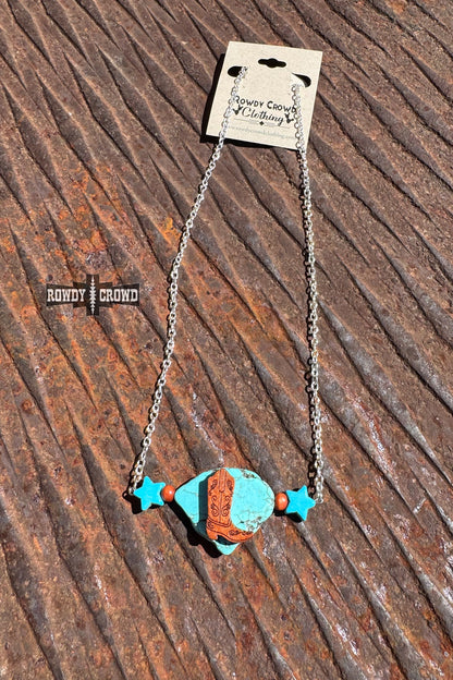 Starry Boot Necklaces