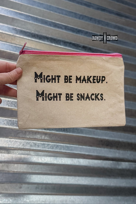 Might Be Snacks Cosmetic Bag