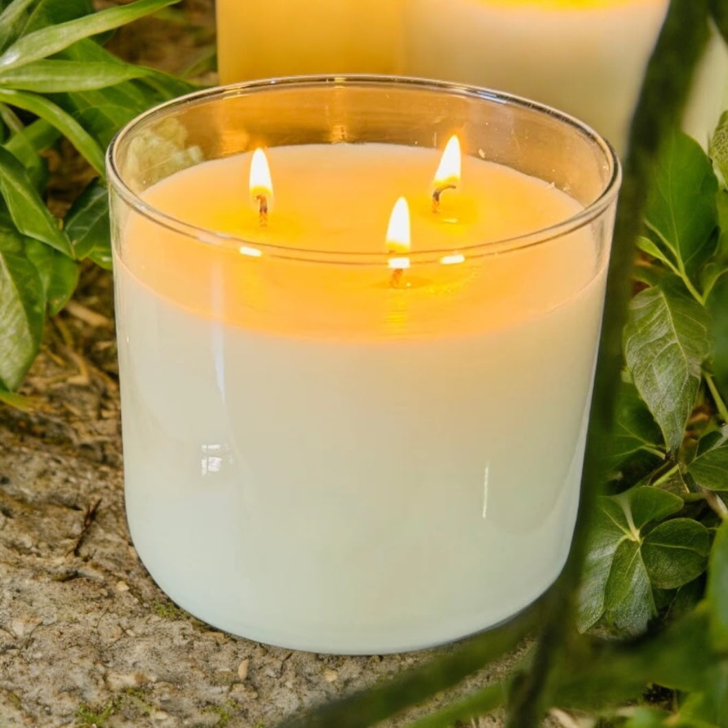 Citronella Candle – 16 oz 3-Wick Outdoor Mosquito Repellent with Essential Oils