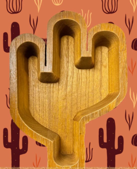 Wooden Dough Bowl Candles