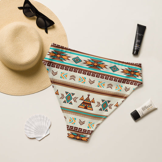 Yeehaw Turquoise Teepee Bikini Bottom