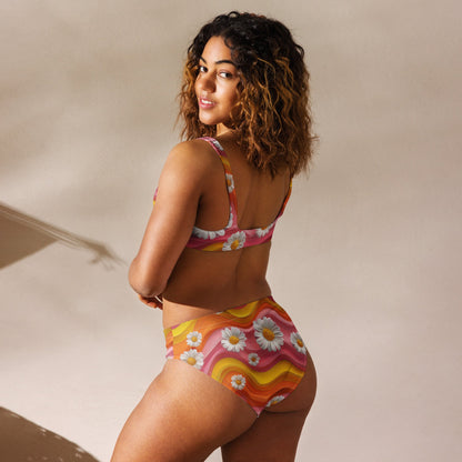 Yeehaw Groovy Floral Bikini