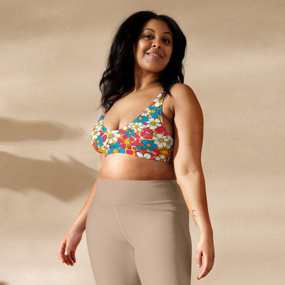 YEEHAW Flower Child Retro Bikini Top