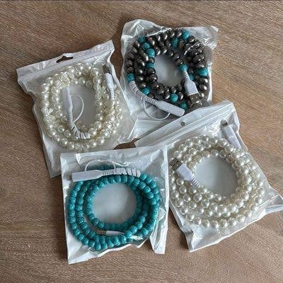 Stirling Thyme - Beaded chargers - 3.5 ft