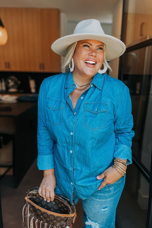 Dakota Denim Top - Extra small remaining