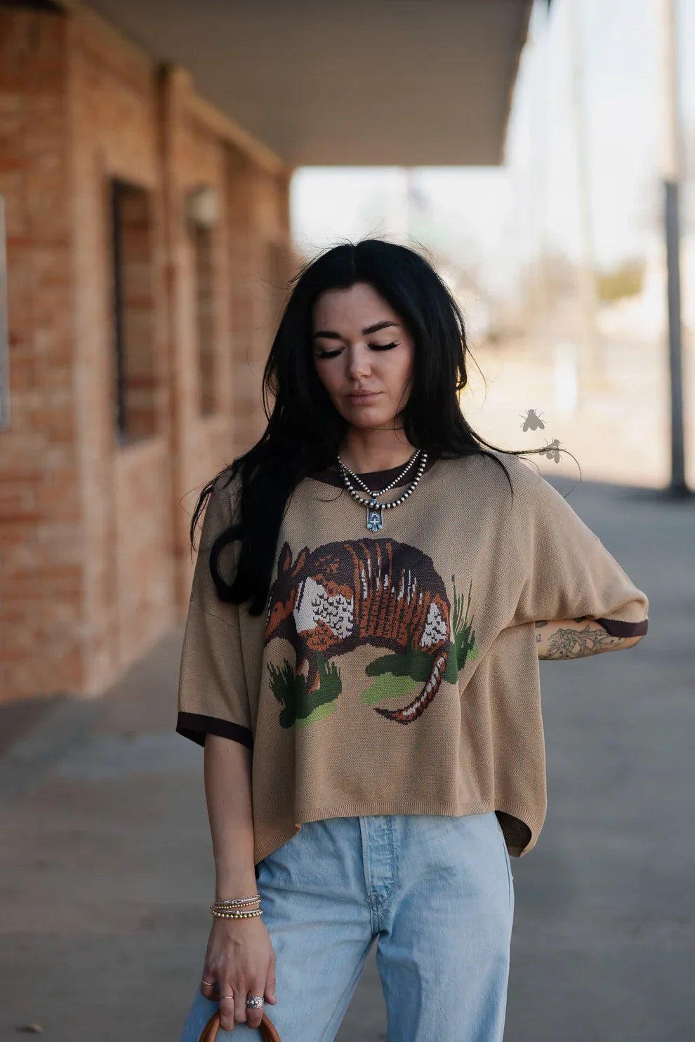 Dusty Dillo Sweater