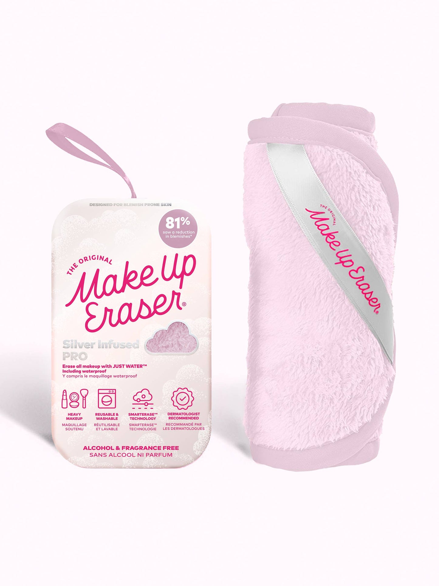 The Original MakeUp Eraser - Silver Infused MakeUp Eraser PRO | Acne Prone Skin