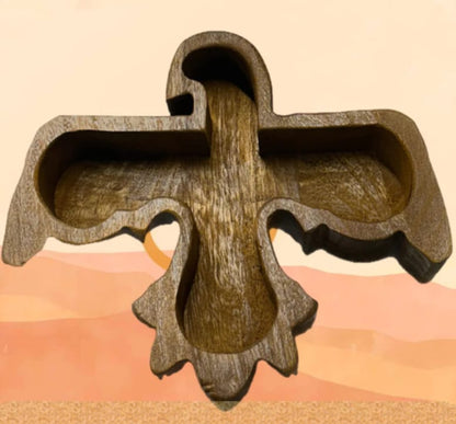 Wooden Dough Bowl Candles