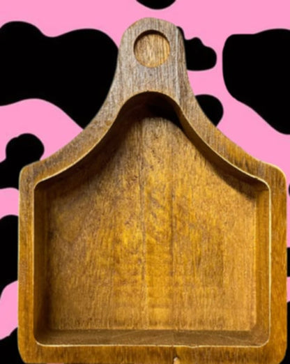 Wooden Dough Bowl Candles