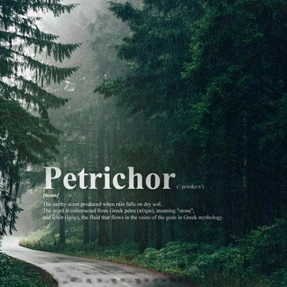 Petrichor - /ˈpetrīˌkôr/ - The Smell of Rain - ROOM & LINEN SPRAY