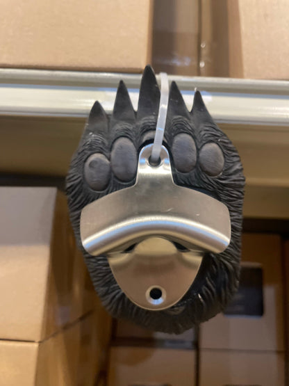 Black Bear Paw Bottle Opener