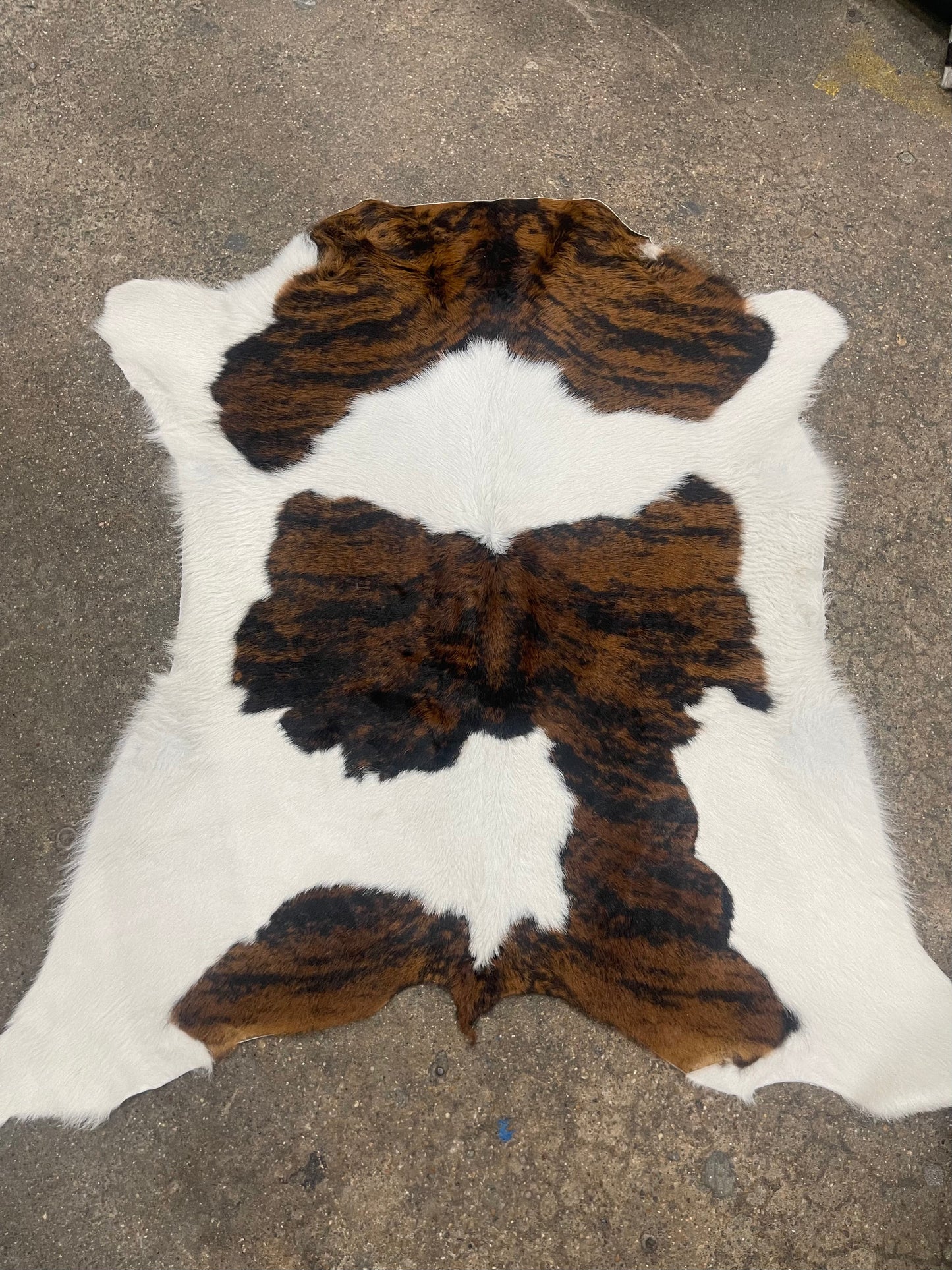 Tricolor Brindle Calf Cowhide Rugs
