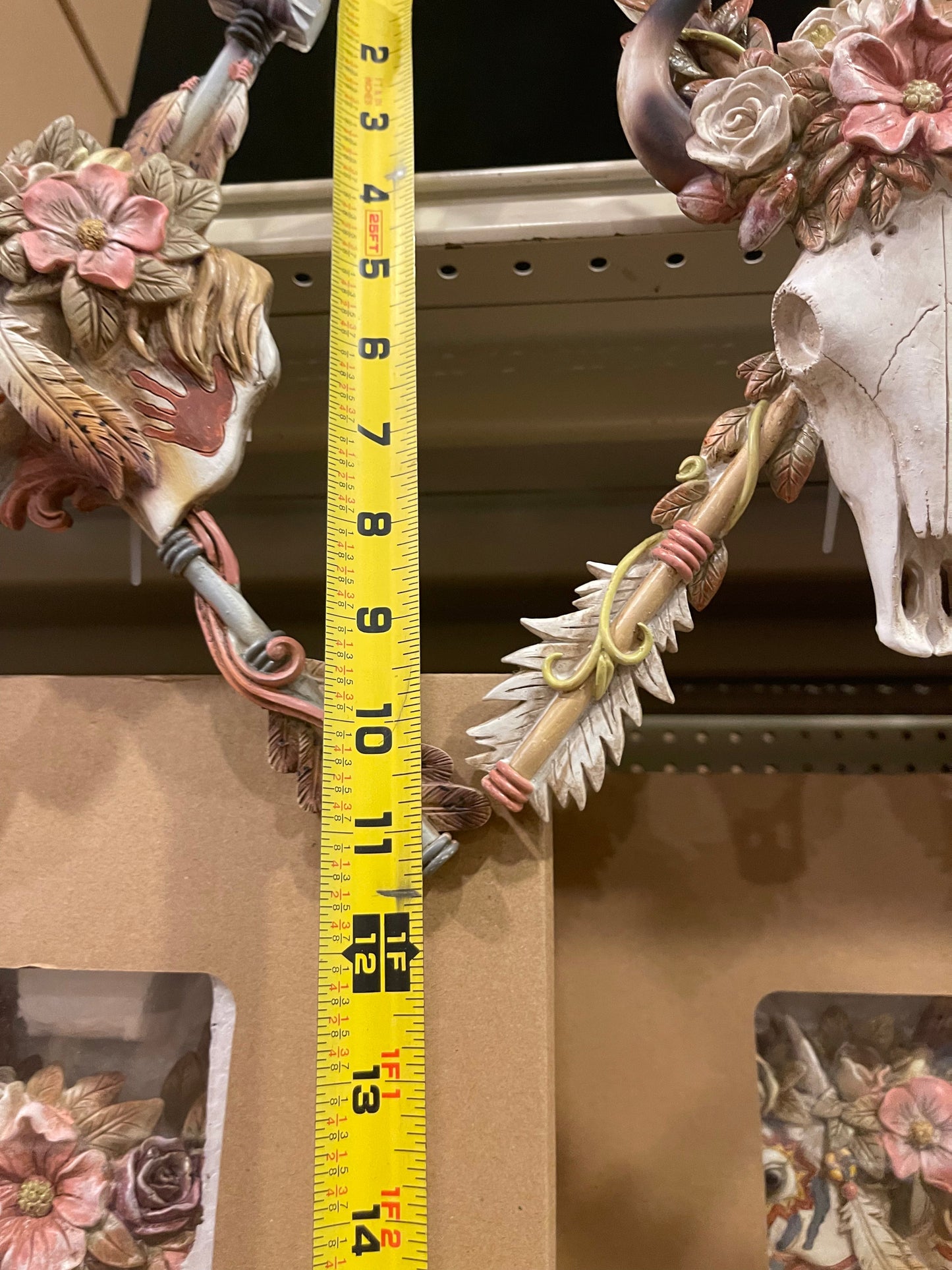 Cowskull & Horse Arrow Wall Decor