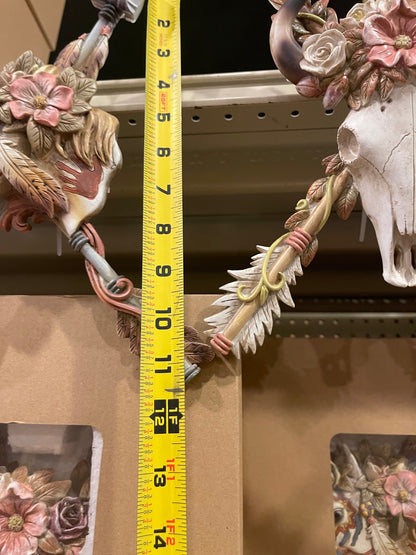 Cowskull & Horse Arrow Wall Decor